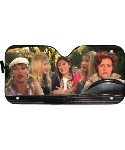 gearhumans 3D White Chicks Custom Car Auto Sunshade GL030819 Auto Sunshade 57''x27.5'' 