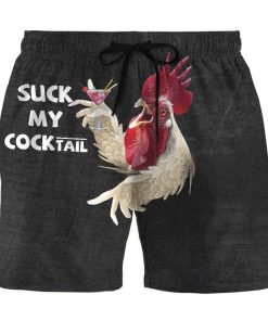 Gearhumans 3D Would You Like To Suck My Cocktail Custom Beach Shorts Swim Trunks GL30062 Men Shorts Men Shorts S 