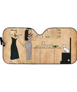 gearhumans 3D Yelling At A Cat Custom Car Auto Sunshade GN11072 Auto Sunshade 57''x27.5'' 