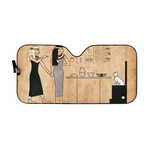 gearhumans 3D Yelling At A Cat Custom Car Auto Sunshade GN11072 Auto Sunshade 57''x27.5''