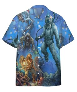 Gearhumans 3D YOLO Lets Go Diving Custom Short Sleeve Shirt GS1106215 Hawai Shirt Hawai Shirt S 