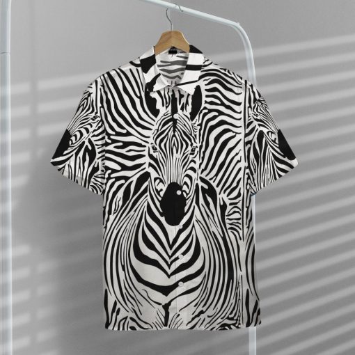 Gearhumans 3D Zebra Custom Hawaii Shirt GO17052112 Hawai Shirt