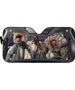 gearhumans 3D Zombies Left 4 Dead Custom Car Auto Sunshade GL210716 Auto Sunshade 57''x27.5'' 