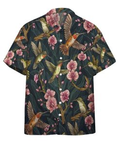 Gearhumans Amazing Hummingbirds Custom Short Sleeve Shirt GS02062129 Hawai Shirt Short Sleeve Shirt S 