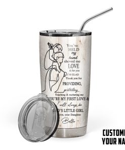 Gearhumans [Best Gift For Father's Day] 3D Happy Fathers Day Gift Custom Name Tumbler GS16042148 Tumbler Long 20oz 