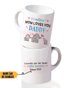Gearhumans [Best Gift For Father's Day] 3D Love Dad Father's Day Custom Name Mug GS07044 Mug