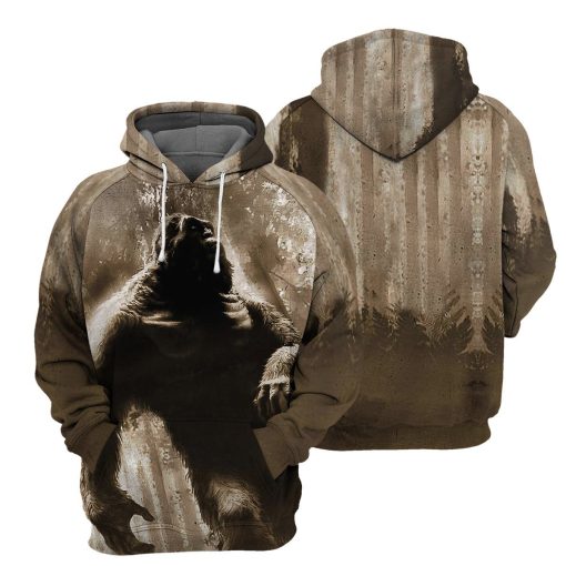 Gearhumans Bigfoot - 3D All Over Printed Shirt shirt 3D Apparel HOODIE S