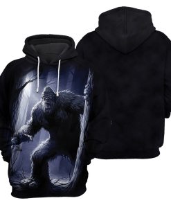 Gearhumans Bigfoot - 3D All Over Printed Shirt shirt 3D Apparel HOODIE S 