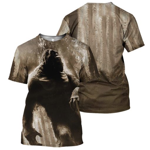 Gearhumans Bigfoot - 3D All Over Printed Shirt shirt 3D Apparel T-SHIRT S