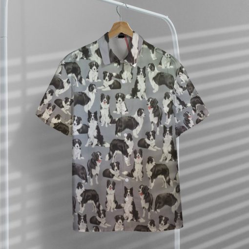 Gearhumans Collie Dogs 3D Custom Hawaii Shirt GO10052114 Hawai Shirt