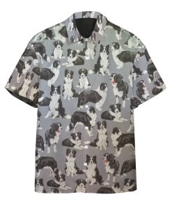 Gearhumans Collie Dogs 3D Custom Hawaii Shirt GO10052114 Hawai Shirt Short Sleeve Shirt S 