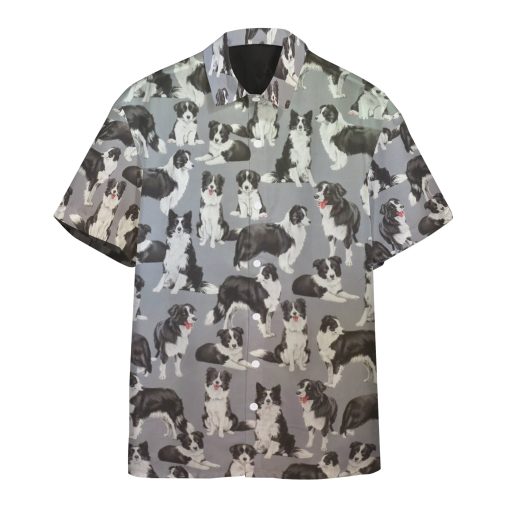Gearhumans Collie Dogs 3D Custom Hawaii Shirt GO10052114 Hawai Shirt Short Sleeve Shirt S