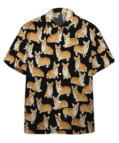 Gearhumans Corgi Dogs 3D Custom Hawaii Shirt GO10052116 Hawai Shirt Short Sleeve Shirt S 
