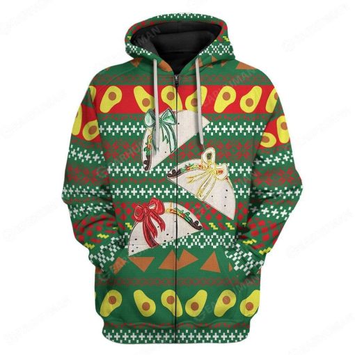 Gearhumans Custom Christmas Apparel HD-TT14101910 3D Apparel Zip Hoodie S