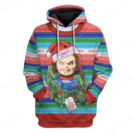 Gearhumans Custom Chucky Apparel HD-TT2091901 3D Apparel Hoodie S