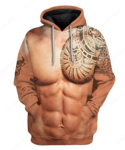 Gearhumans Custom Dwayne Johnson Apparel HD-AT2191905 3D Apparel Hoodie S 