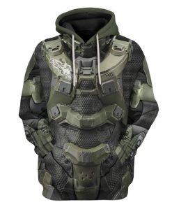 Gearhumans Custom Halo Apparel HD-DT16101905 3D Apparel Hoodie S 
