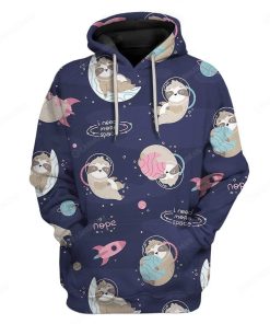 Gearhumans Custom I Need More Space Apparel HD-TT14101921 3D Apparel Hoodie S 