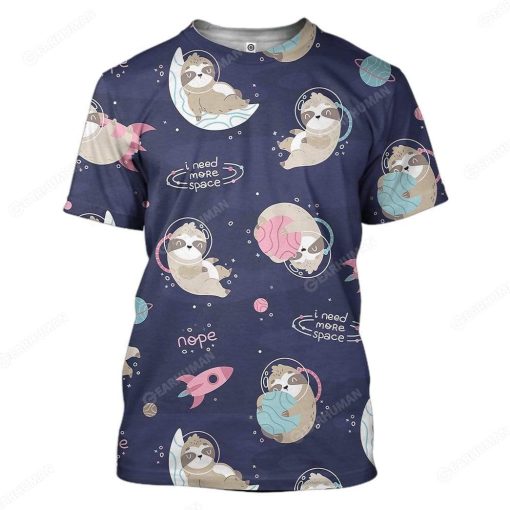 Gearhumans Custom I Need More Space Apparel HD-TT14101921 3D Apparel T-Shirt S