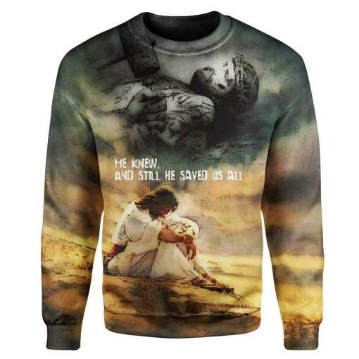 Gearhumans Custom Jesus Apparel HD-DT1891902 3D Apparel Long Sleeve S
