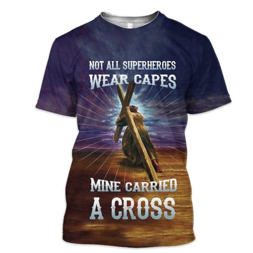 Gearhumans Custom Jesus Apparel HD-TA1891905 3D Apparel T-Shirt S