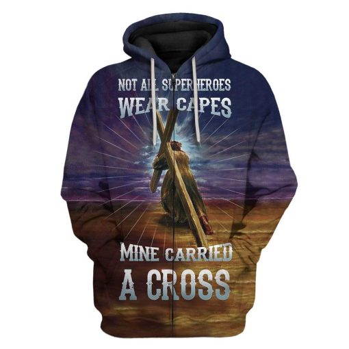 Gearhumans Custom Jesus Apparel HD-TA1891905 3D Apparel Zip Hoodie S