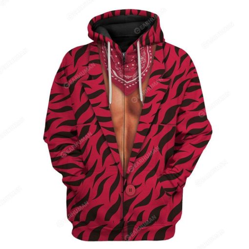 Gearhumans Custom Rick James Apparel HD-TA1491901 3D Apparel Zip Hoodie S