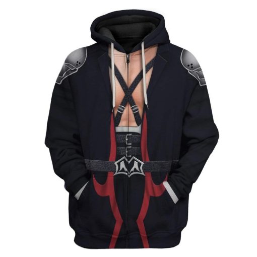 Gearhumans Custom Sephiroth Apparel HD-TA16101907 3D Apparel Zip Hoodie S