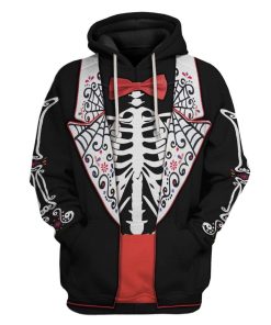 Gearhumans Custom Skeleton Apparel HD-TT0991903 3D Apparel Hoodie S 