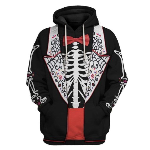 Gearhumans Custom Skeleton Apparel HD-TT0991903 3D Apparel Hoodie S