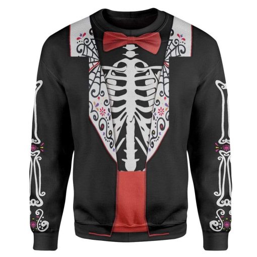 Gearhumans Custom Skeleton Apparel HD-TT0991903 3D Apparel Long Sleeve S