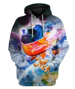 Gearhumans Custom Thanksgiving Turkey Apparel HD-AT17101916 3D Apparel Hoodie S 
