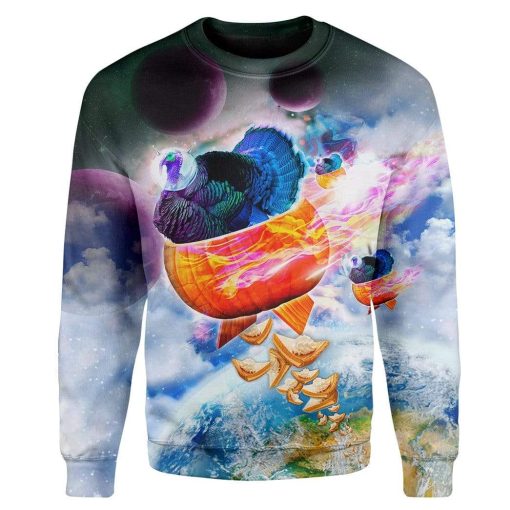 Gearhumans Custom Thanksgiving Turkey Apparel HD-AT17101916 3D Apparel Long Sleeve S