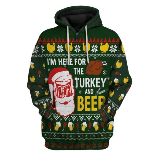 Gearhumans Custom Ugly Apparel HD-DT18101904 3D Apparel Zip Hoodie S