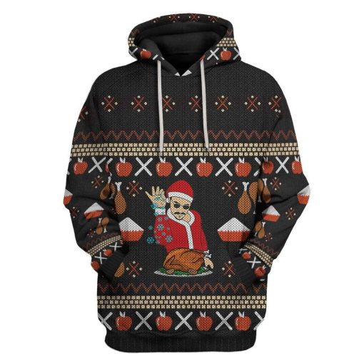 Gearhumans Custom Ugly Christmas Apparel HD-GH19101912 3D Apparel Hoodie S