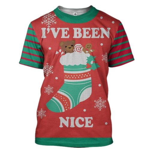 Gearhumans Custom Ugly Christmas Apparel HD-TT18101909 3D Apparel T-Shirt S