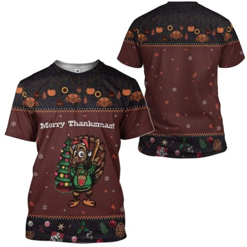 Gearhumans Custom Ugly Turkey Apparel HD-DT18101907 3D Apparel