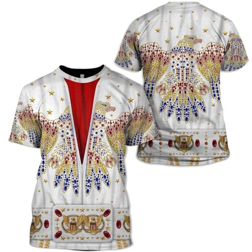 Gearhumans Elvis Presley Suit Custom Tshirt - Hoodies Apparel H11063 3D Apparel