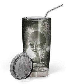 Gearhumans Gearhuman 3D Alien Custom Design Vacuum Insulated Tumbler GV11055 Tumbler 20oz