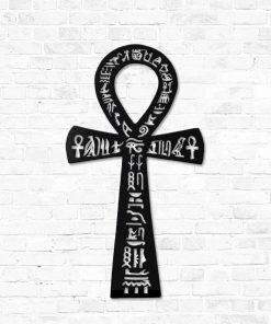 Gearhumans Gearhuman 3D Ancient Egyptian Ankh Custom Metal Sign GW190317 Metal Sign Metal Sign XS(8'x8')