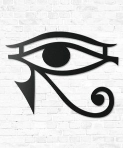 Gearhumans Gearhuman 3D Ancient Egytian Eye Of Ra Custom Metal Sign GW190315 Metal Sign Metal Sign XS(8'x8')