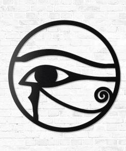 Gearhumans Gearhuman 3D Ancient Egytian Eye Of Ra Custom Metal Sign GW190316 Metal Sign Metal Sign XS(8'x8')