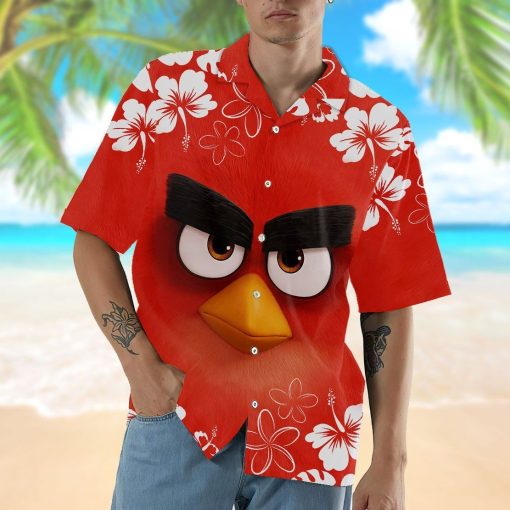 Gearhumans GEARHUMAN 3D Angry Bird Hawaii Shirt ZZ2804211 Hawai Shirt