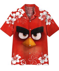 Gearhumans GEARHUMAN 3D Angry Bird Hawaii Shirt ZZ2804211 Hawai Shirt Short Sleeve Shirt S 