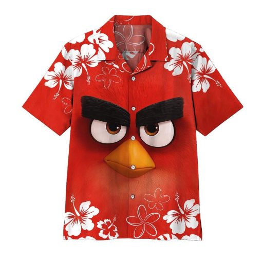 Gearhumans GEARHUMAN 3D Angry Bird Hawaii Shirt ZZ2804211 Hawai Shirt Short Sleeve Shirt S