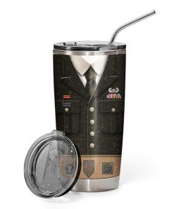 Gearhumans Gearhuman 3D Army Uniform Custom Name Design Vacuum Insulated Tumbler GV14059 Tumbler 20oz