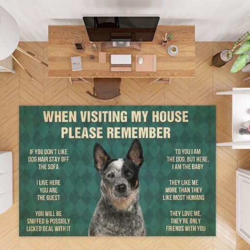 Gearhumans Gearhuman 3D Australian Cattle Dog Carpet GV26036 Square Carpet