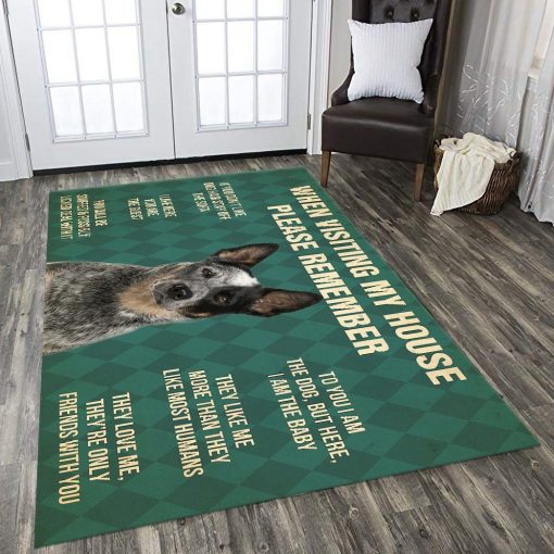 Gearhumans Gearhuman 3D Australian Cattle Dog Carpet GV26036 Square Carpet