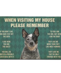 Gearhumans Gearhuman 3D Australian Cattle Dog Carpet GV26036 Square Carpet Carpet S