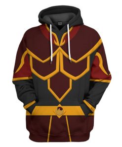 Gearhumans Gearhuman 3D Azula The Last Airbender Tshirt Hoodie Apparel GV12032 3D Apparel Hoodie S